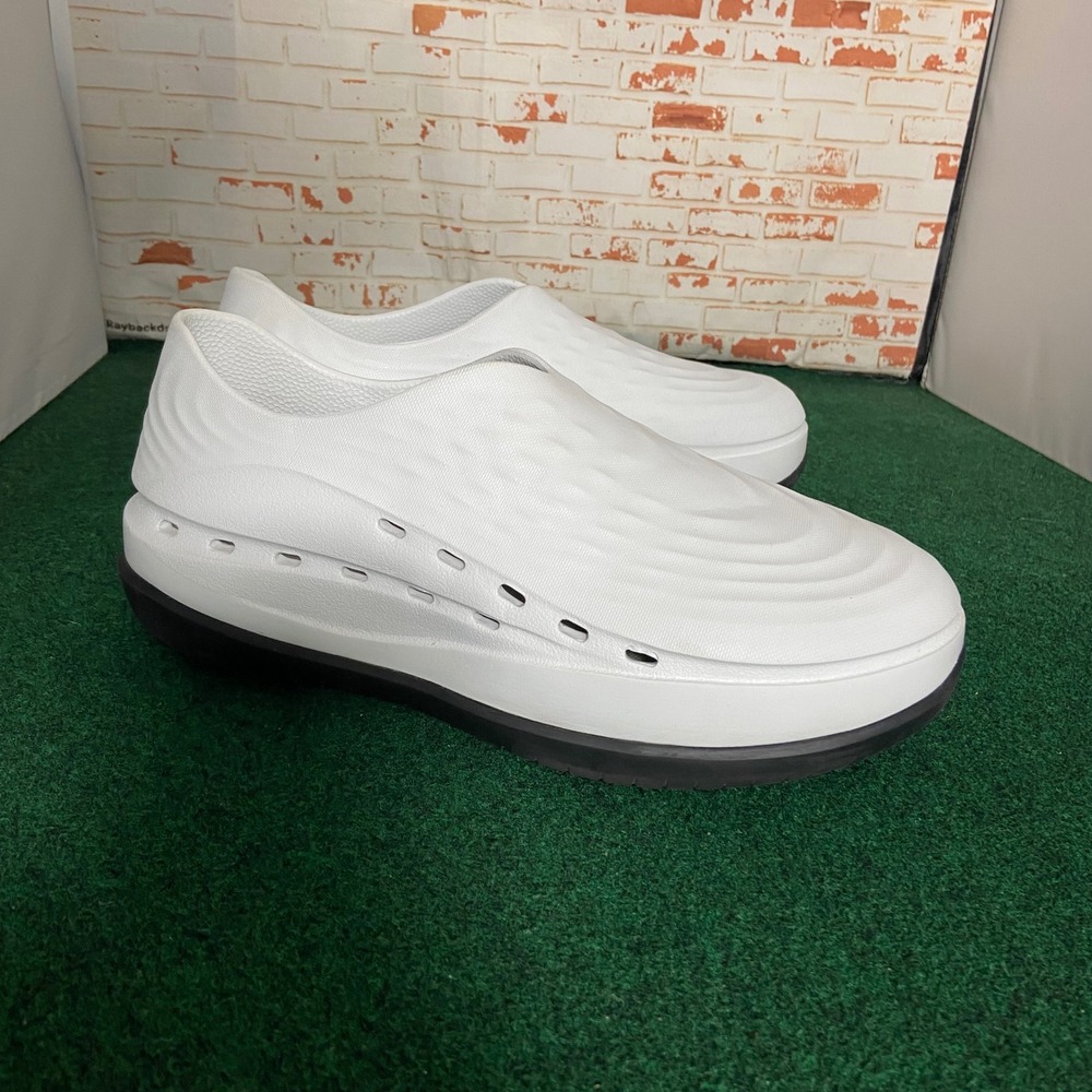 STAND+ The Standing Shoe Antigrav M10 W12 White Slip On Clog Work Comfort